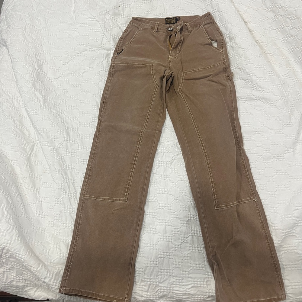 brown carpenter pants